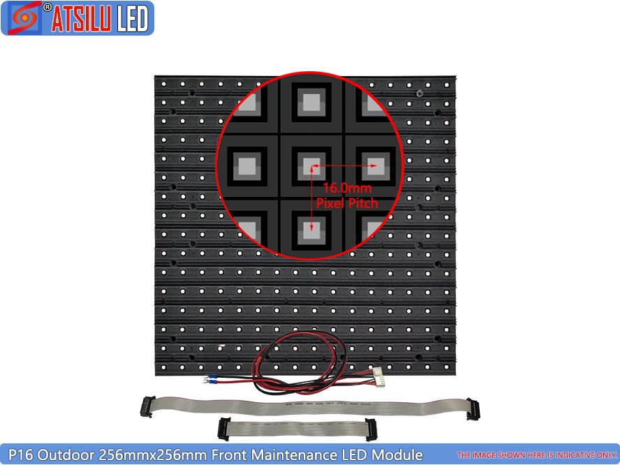 P16mm Outdoor Front Maintenance LED Display SMD LED Module